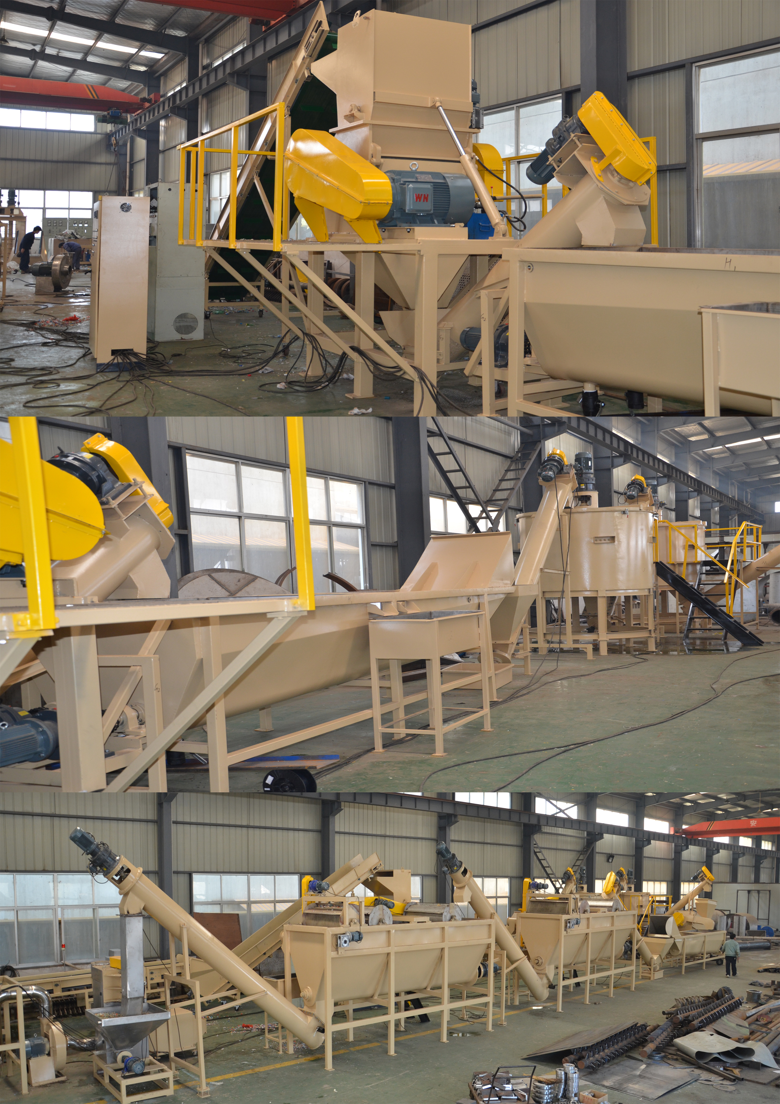 1000kg/h Food grade PET bottle recycling machine - Sino-Tech Machinery